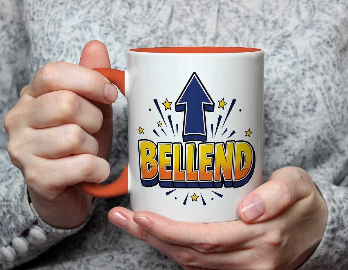 BELLEND - Rude Arrow Novelty Mug - Orange